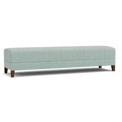Social Three Seat Bench in Premium Upholstery
