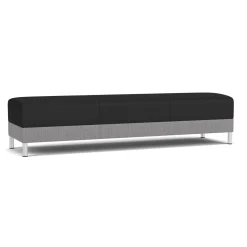 Social Three Seat Bench in Premium Upholstery