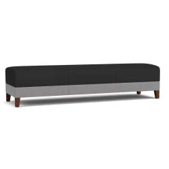 Social Three Seat Bench in Premium Upholstery