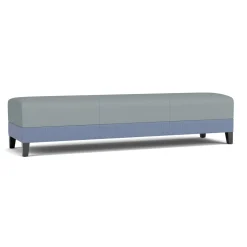 Social Three Seat Bench in Premium Upholstery