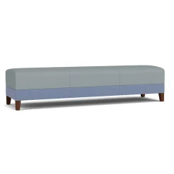Social Three Seat Bench in Premium Upholstery