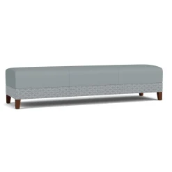 Social Three Seat Bench in Premium Upholstery