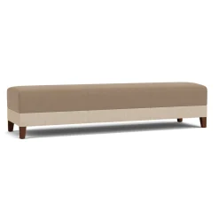 Social Three Seat Bench in Premium Upholstery