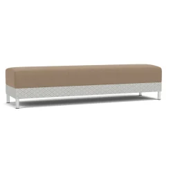 Social Three Seat Bench in Premium Upholstery