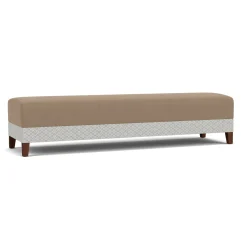 Social Three Seat Bench in Premium Upholstery