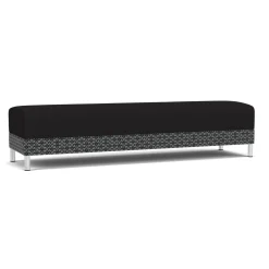 Social Three Seat Bench in Premium Upholstery