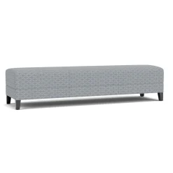 Social Three Seat Bench in Premium Upholstery