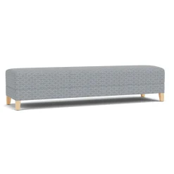 Social Three Seat Bench in Premium Upholstery