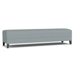 Social Three Seat Bench in Standard Upholstery