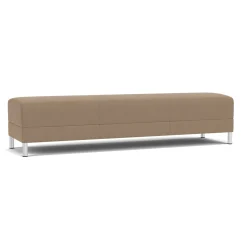 Social Three Seat Bench in Standard Upholstery
