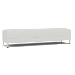 Social Three Seat Bench in Standard Upholstery