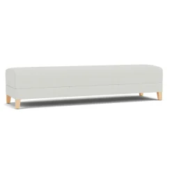 Social Three Seat Bench in Standard Upholstery