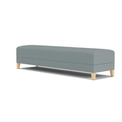 Social Three Seat Bench in Standard Upholstery