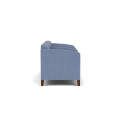 Social Three Seater with Center Arms in Premium Upholstery