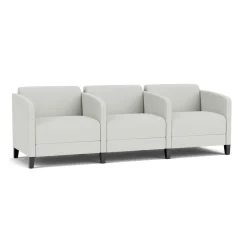 Social Three Seater with Center Arms in Standard Upholstery