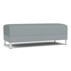Social Two Seat Bench in Premium Upholstery