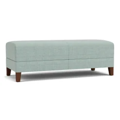 Social Two Seat Bench in Premium Upholstery