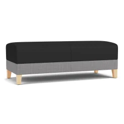 Social Two Seat Bench in Premium Upholstery