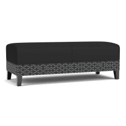 Social Two Seat Bench in Premium Upholstery