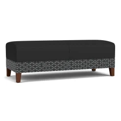 Social Two Seat Bench in Premium Upholstery