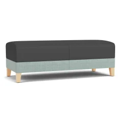 Social Two Seat Bench in Premium Upholstery