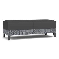 Social Two Seat Bench in Premium Upholstery