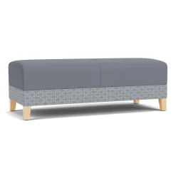 Social Two Seat Bench in Premium Upholstery