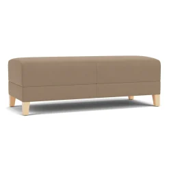 Social Two Seat Bench in Standard Upholstery