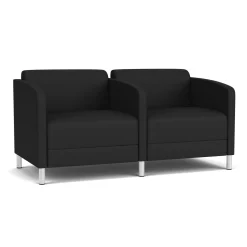 Social Two Seater with Center Arm in Standard Upholstery