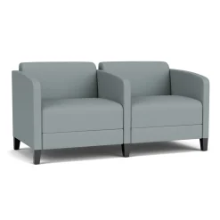 Social Two Seater with Center Arm in Standard Upholstery