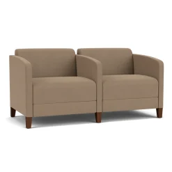 Social Two Seater with Center Arm in Standard Upholstery