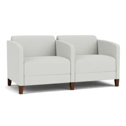 Social Two Seater with Center Arm in Standard Upholstery