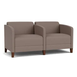 Social Two Seater with Center Arm in Standard Upholstery