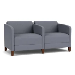 Social Two Seater with Center Arm in Standard Upholstery