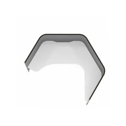 Softpod 4 Divider Wraparound Workstation w/ Right Return - 65"Wx72"D