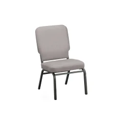 Solid Upholstery Armless Big & Tall Wingback Stack Chair