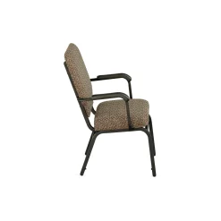 Solid Upholstery Big and Tall Wingback Stack Chair