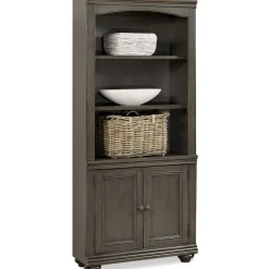 Somerset Bookcase with Doors - 75