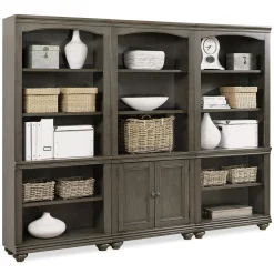 Somerset Bookcase with Doors - 75