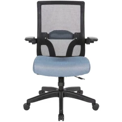 Space 867 Series Black Mesh Back Flip Armchair