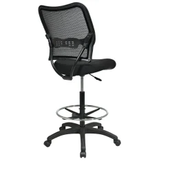 Space Armless Mesh Drafting Stool