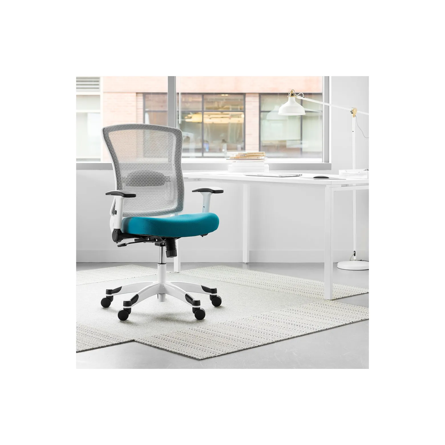 Space Pulsar Mesh and Fabric Ergonomic Computer Chair
