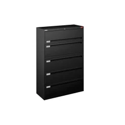 Spectrum Five Drawer Lateral File Cabinet - 42