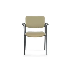 Stacking Vinyl Guest Chair with Arms