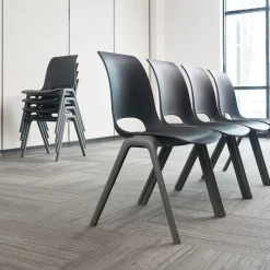Stackorz Armless Plastic Stacking Chair