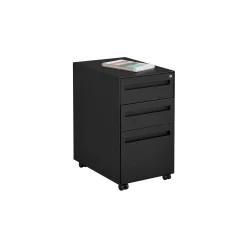 Stahl Table Desk with Mobile Pedestals