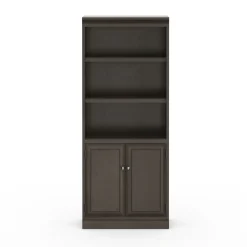 Statesman 5 Shelf Bookcase with Doors - 30