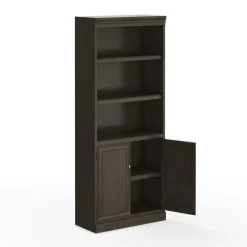 Statesman 5 Shelf Bookcase with Doors - 30