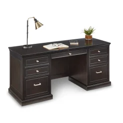 Statesman Credenza Desk with Keyboard Tray 68"W x 24"D