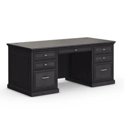 Statesman Double Pedestal Executive Desk - 68"W x 32"D